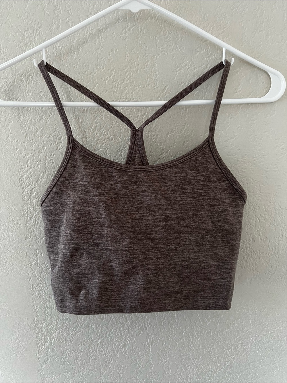 Aerie Brown Racerback Cropped Tank Top Size XS